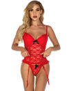 LACE UNDERWEAR SET HEVEN red