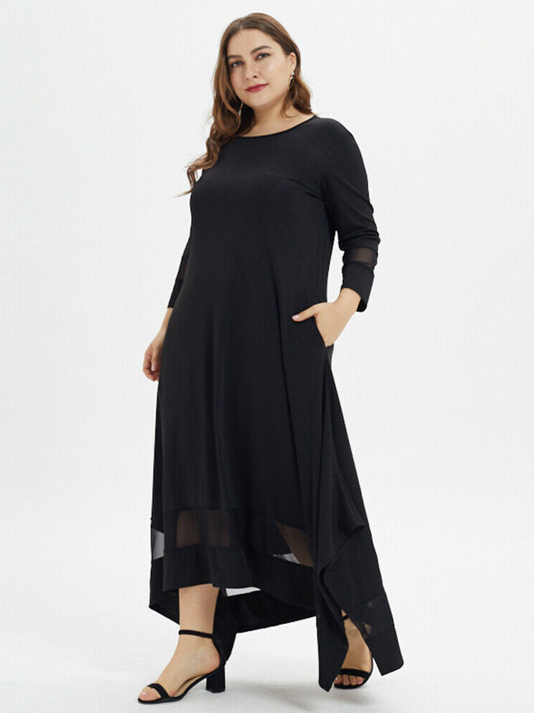 ELEGANT PLUS SIZE DRESS MYRA black