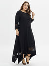 ELEGANT PLUS SIZE DRESS MYRA black