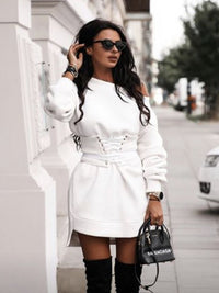 ELEGANT SWEATER ANDREANA white