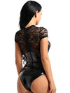 LACE BODYSUIT MARVELA black