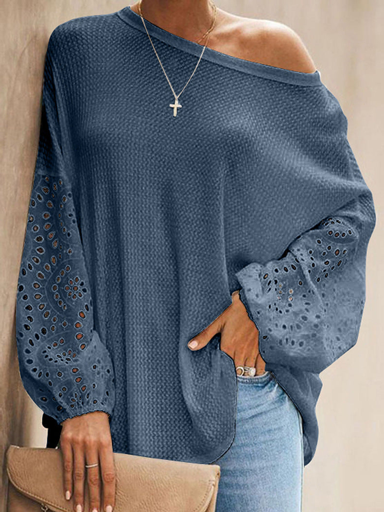 PULLOVER ERMINTRUDE blau