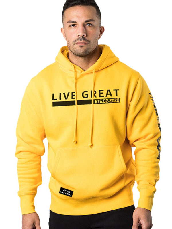 HOODIE GAROLD gelb