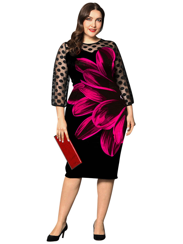 PLUS SIZE CECILLE lila