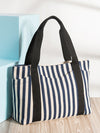 STRIPED BAG VANORA black and white