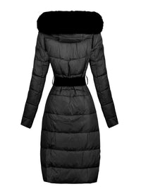 LANGE WINTERJACKE KARLEE schwarz