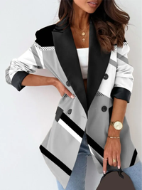 <tc>ELEGANTER BLAZER KIKIYA grau</tc>