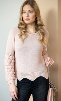 KNITTED SWEATER ALBERTHA pink