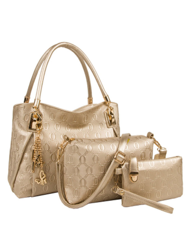 3-teiliges TASCHEN-SET EVIANNA gold