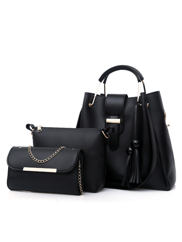 3-teiliges TASCHEN-SET EVOLET schwarz