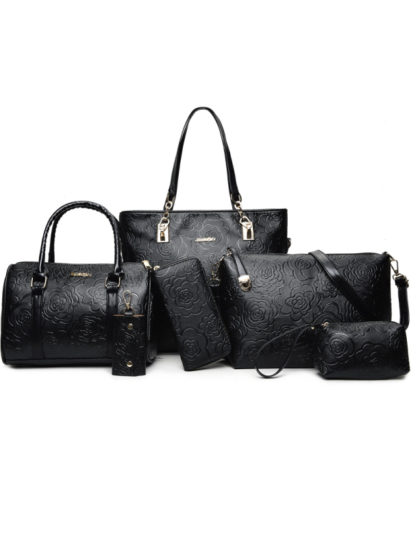 6-TEILIGES TASCHEN-SET KYNADEE schwarz