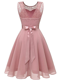 ELEGANTES KLEID TARRANICA rosa