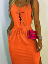 SOMMERKLEID ADRIEANNA orange