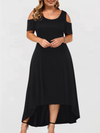 ELEGANTES KLEID PULINA schwarz