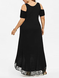 ELEGANTES KLEID KILIA schwarz