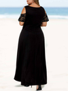 ELEGANTES KLEID ADELIANA schwarz