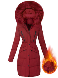 LANGE JACKE BUSANA rot