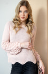 KNITTED SWEATER ALBERTHA pink