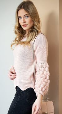 KNITTED SWEATER ALBERTHA pink