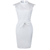 MIDI DRESS KEILANI white