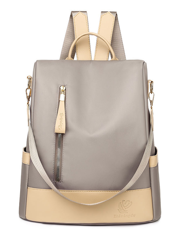 RUCKSACK EBERTA grau und beige