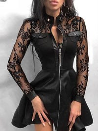 ELEGANTES KLEID ELIIZA schwarz