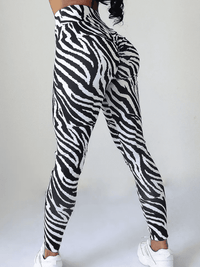 LEGGINGS RINGA schwarz und weiß-S