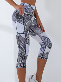 CAPRI-LEGGINGS SIOLA schwarz und weiß