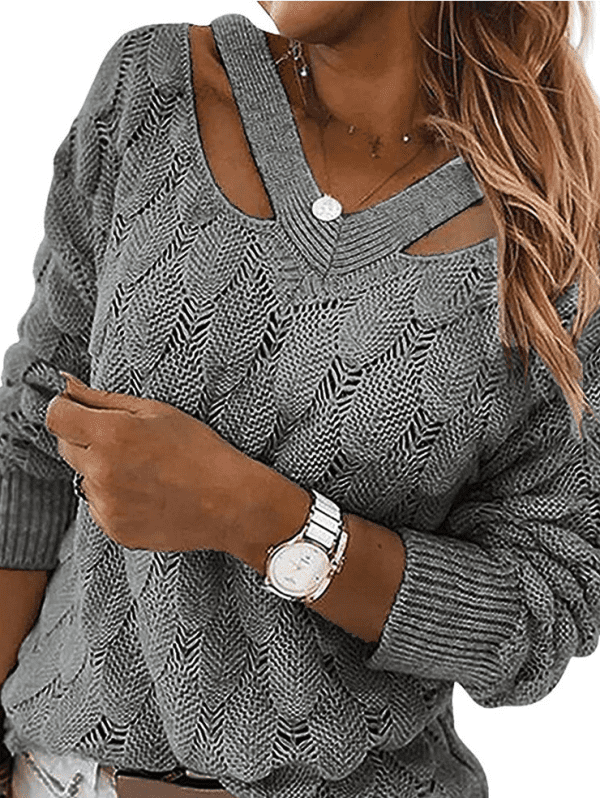 PULLOVER MARGARETE grey