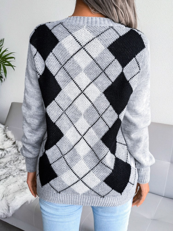 ELEGANTER PULLOVER NEIVES grau